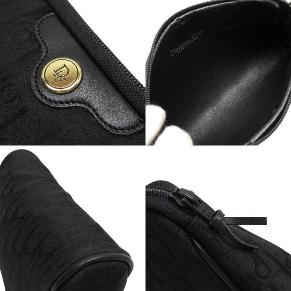 Christian Dior Trotter Multi Case Makeup Pouch Black Leather - Picture 2 of 3